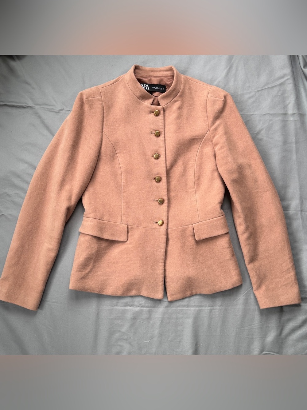 Zara Mandarin Collar Blazer